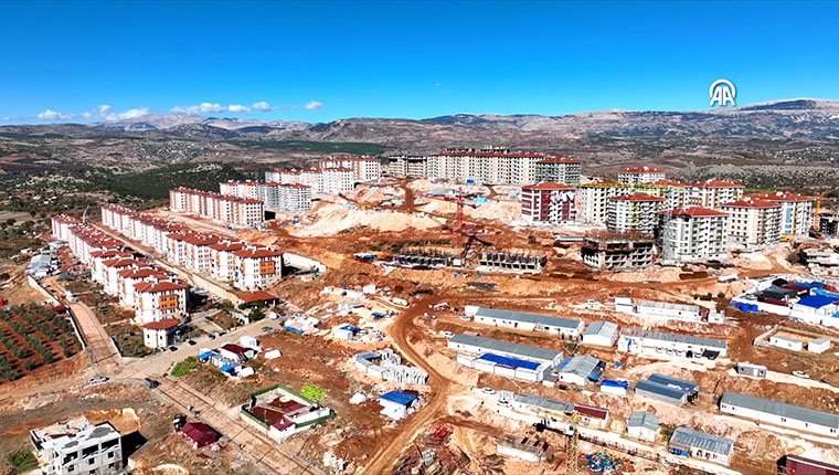 Depremin merkez üssü Pazarcık'ta afet konutları yükseliyor