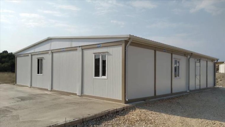 Karmod KKTC'de konut projesi için konteyner şantiye binası kurdu!