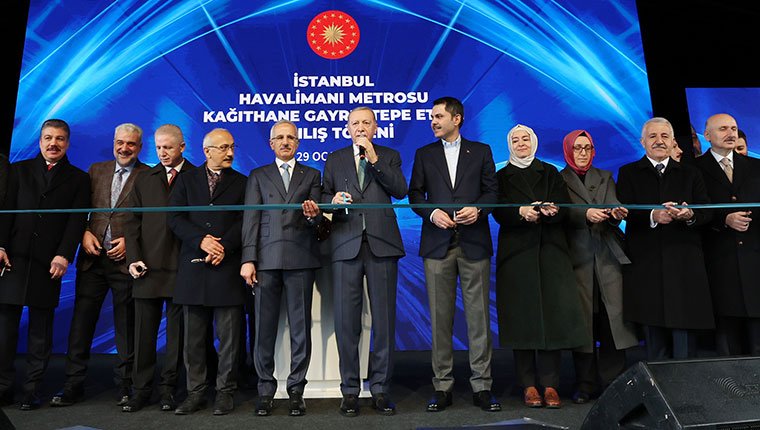 Cumhurbaşkanı Erdoğan: "Hedefimiz İstanbul ortalama yolculuk süresini 64 dakikadan 39'a düşürmek"