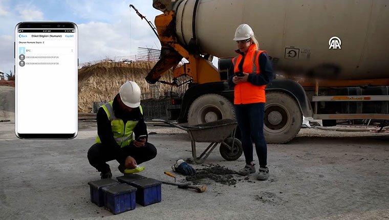 İnşaat betonu elektronik olarak işte böyle takip ediliyor!