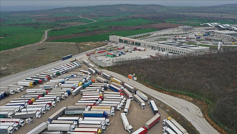 Hamzabeyli Sınır Kapısı'ndaki tır parkının kapasitesi iki katına çıkarılıyor!