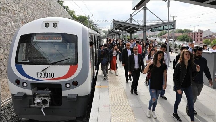 Başkentray'ı bayramda 498 bin 523 kişi kullandı!