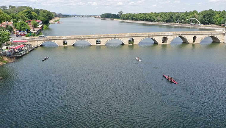 Meriç Nehri'ne olimpik standartlarda kürek parkuru kuruluyor