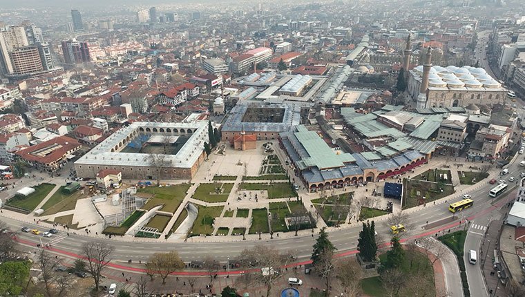 Bursa Tarihi Hanlar Bölgesi yeniden ortaya çıktı
