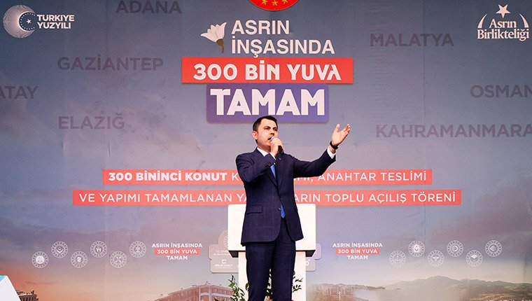 Bakan Kurum: "Baharı müjdeleyen 300 bin çiçek daha açıyor"