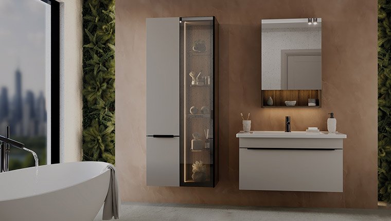 Minimalist çizgiler modern banyolarda buluşuyor