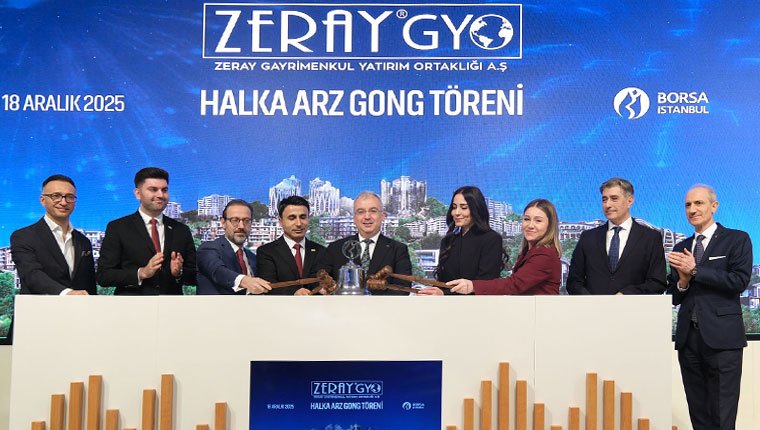 Borsa İstanbul’da gong Zeray GYO için çaldı