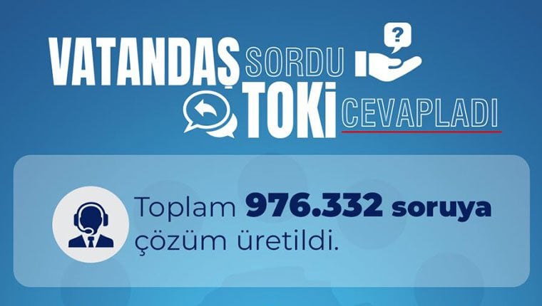 TOKİ 2025 yılında 1 milyona yakın talebe yanıt verdi