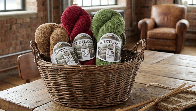 İskoçya yünü Etrofil ile ilmeklere taşınıyor