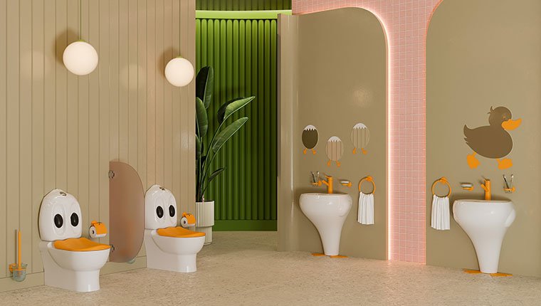 Creavit’ten çocuk dostu banyo çözümleri