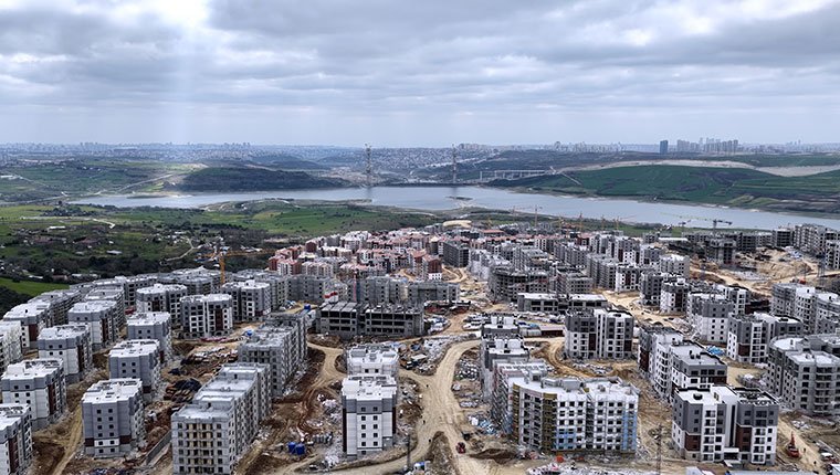 Sazlıbosna’daki 'İlk Evim' sosyal konutları hızla tamamlanıyor