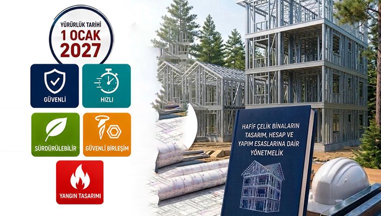 Hafif Çelik Binalar Yönetmeliği yayımlandı