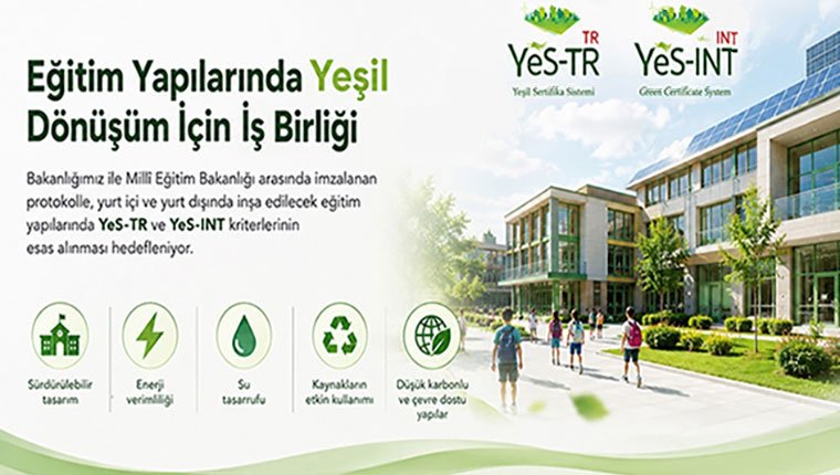 Eğitim yapılarında yeşil dönüşüm iş birliği