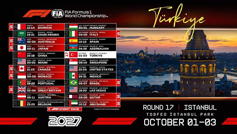 Formula 1 gelecek sezonda İstanbul’a dönüyor