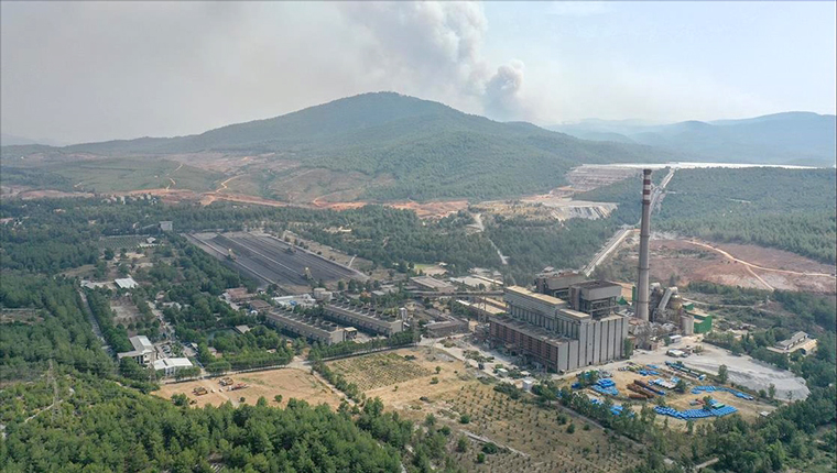 Milas'taki Yeniköy Termik Santrali'nde yangına karşı tedbir alındı!