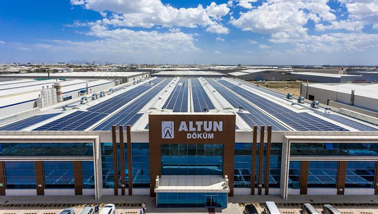 CW Enerji, Altun Döküm'ün çatısına güneş enerji santrali kurdu