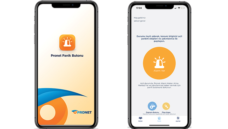 Pronet Mobil'den afet ve tehlike anında acil yardım desteği!