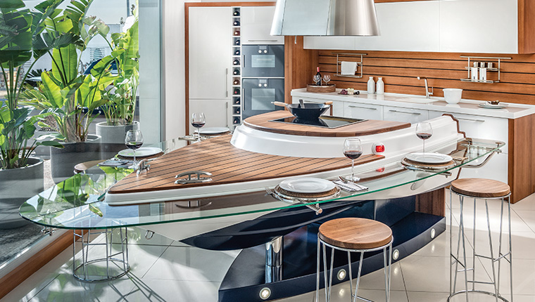 Aquamarine mutfak ile özgün tasarımlar evinizde!