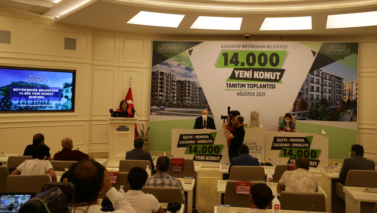 Gaziantep'te 14 bin konutluk dev proje için start verildi!