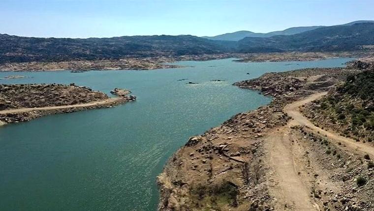 Adnan Menderes Barajı'ndaki su seviyesi yüzde 19'a geriledi