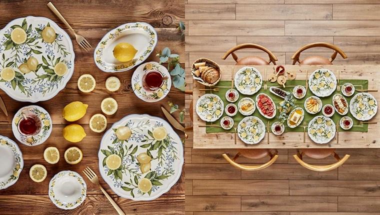 Bella Maison Lemonade Kahvaltı Takımı ile sofralarda yaz enerjisi
