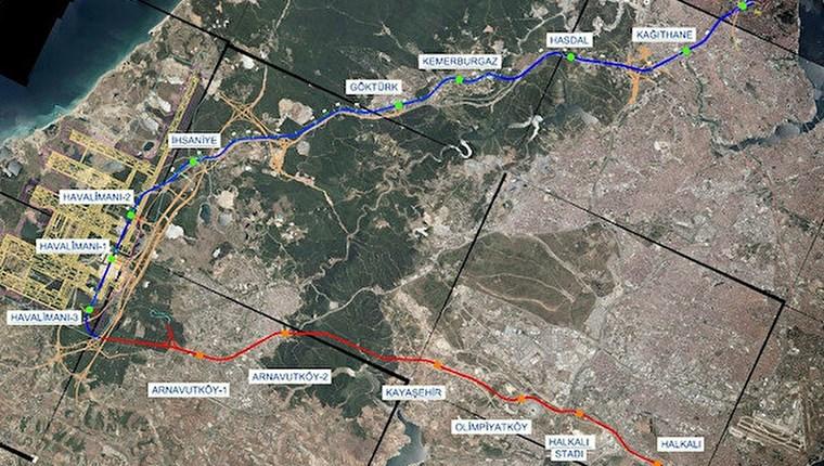 Halkalı-İstanbul Havalimanı metrosu 2022'de açılacak