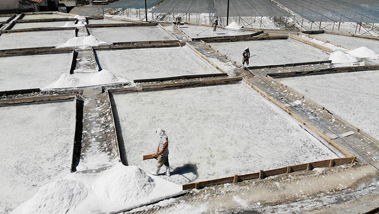 Erzincan'da doğal yöntemlerle çıkarılan Kemah tuzu tescillendi