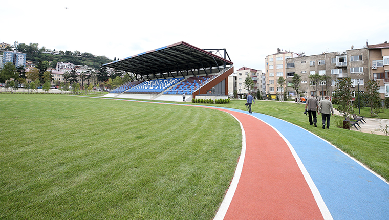 Trabzon'da yapılan Millet Bahçesi hizmete girdi