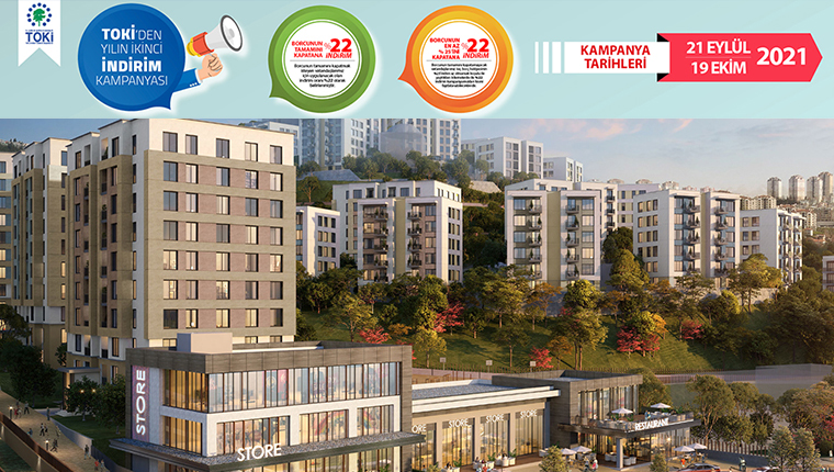 TOKİ'nin yüzde 22 indirim kampanyası bugün başlıyor