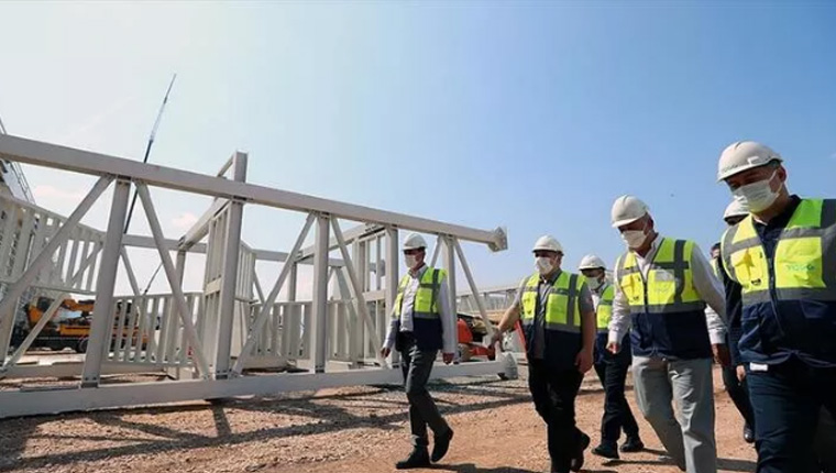 Bakan Varank, TOGG Gemlik Tesisleri inşaatını inceledi