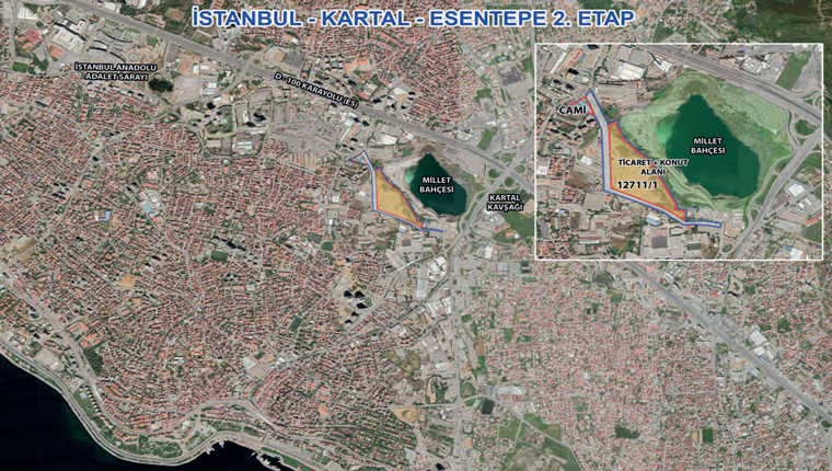 Emlak Konut Kartal Esentepe 2. Etap arsasına 6 teklif!