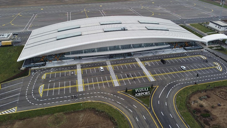 Fuzuli Uluslararası Havalimanı'nın inşaatı 8 ayda tamamlandı