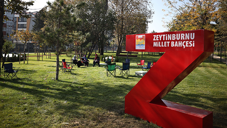 63 bin metrekarelik Zeytinburnu Millet Bahçesi hizmete açıldı