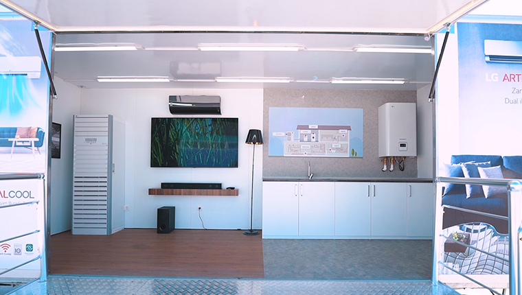 LG iklimlendirme ürünleri LG Tır ile artık daha yakınınızda!