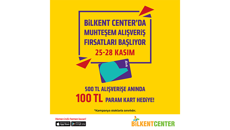 Bilkent Center AVM'den kasım ayına özel fırsatlar!