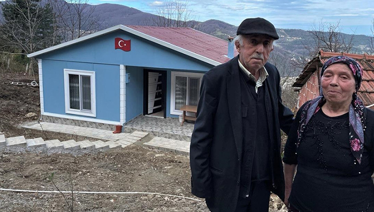 Selzede çifte Cumhurbaşkanı Erdoğan'ın talimatıyla ev inşa edildi