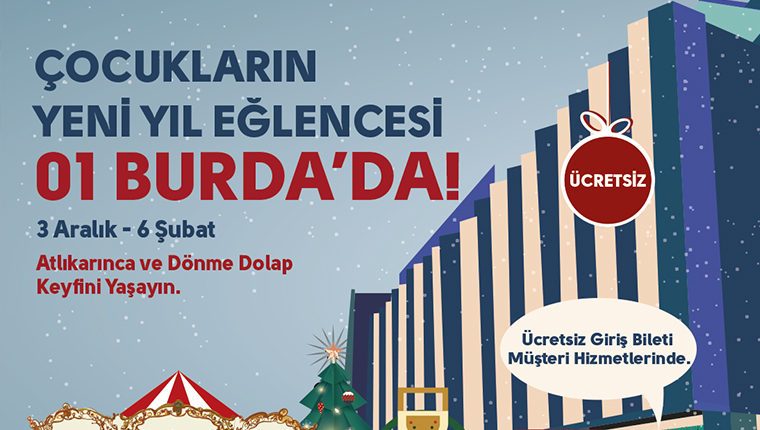 01 Burda AVM’den çocuklara özel yeni yıl etkinlikleri