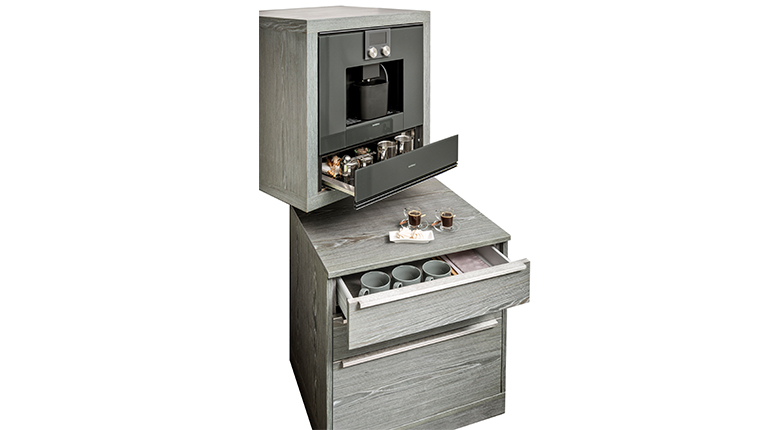 Bodrum Mutfak Mobilya'dan taşınabilir kahve ünitesi!