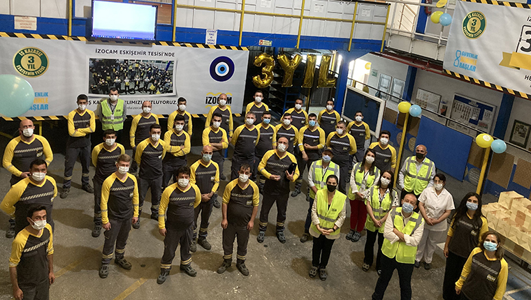 İzocam, “sıfır iş kazası” hedefinde başarı çıtasını yükseltiyor