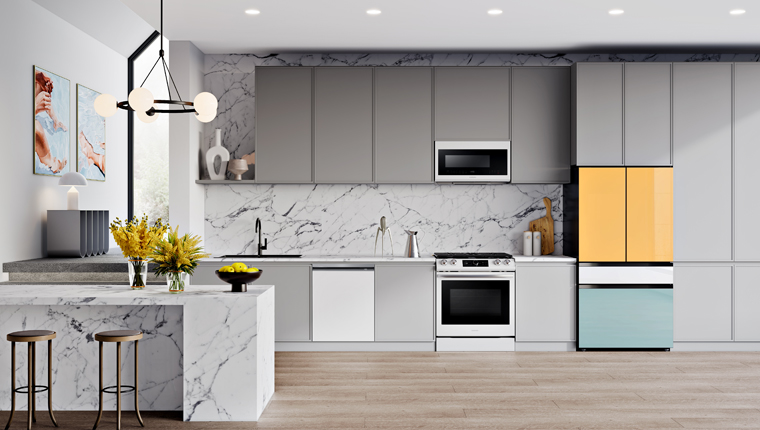 Samsung, gardırop tipi ilk Bespoke buzdolabını tanıttı