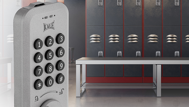 Kale Kilit'in elektronik kabin kilidi ile anahtar unutmaya son!