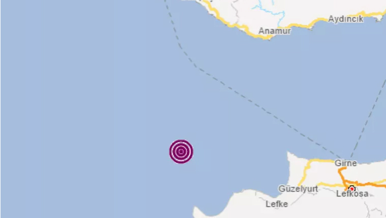 Antalya Gazipaşa açıklarında 4.3 büyüklüğünde deprem!