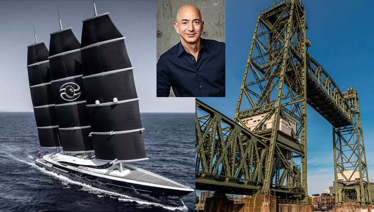 Jeff Bezos'un mega yatı için tarihi köprü sökülecek