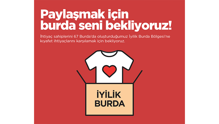 67 Burda AVM’de “İyilik Burda Bölgesi” kuruldu