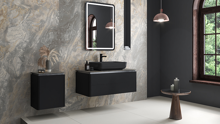 Kale Lotus Banyo Mobilyası modern ayrıntıları sadelikle yorumladı