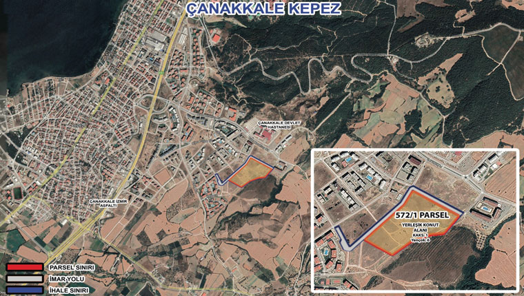 Emlak Konut Çanakkale Kepez ihalesi 15 Mart’ta!