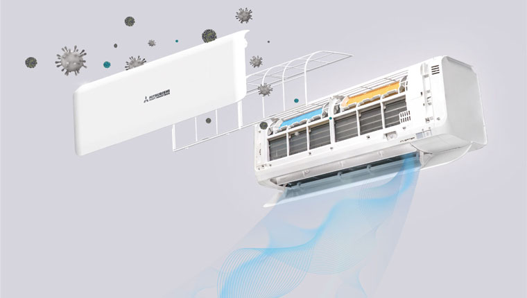 Mitsubishi Heavy Klima filtreleri Covid-19'u yok ediyor!