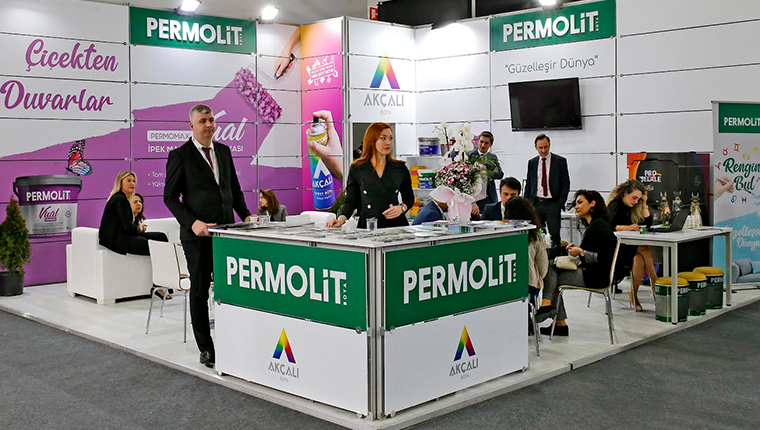 Akçalı Boya, Paintistanbul&Turkcoat Fuarı'nda “Çiçekten Duvarlar” vadetti
