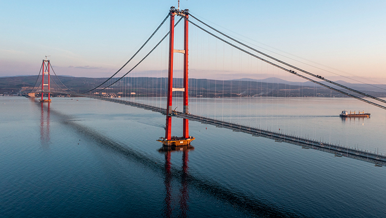 Jotun, 1915 Çanakkale Köprüsü’nü koruyor 