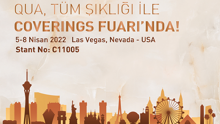 Qua Granite, Coverings Fuarı'na katılıyor